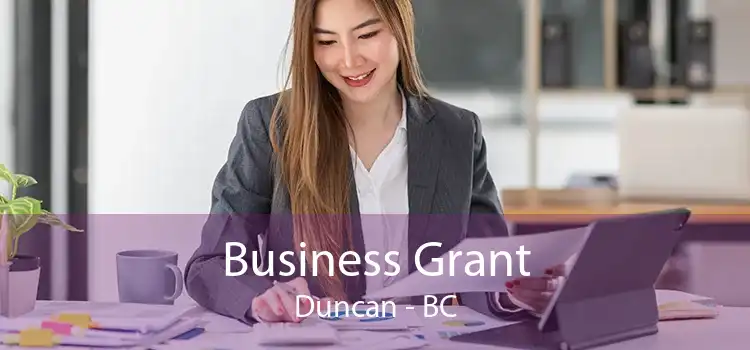 Business Grant Duncan - BC